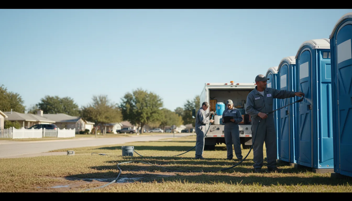 Long-Term Portable Toilet Rental in Omaha, AR near me
